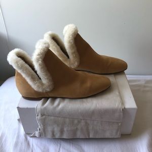 the row shearling boot